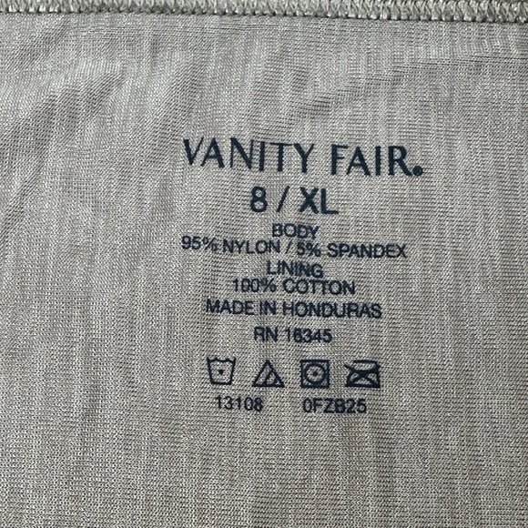 Vanity Fair Women's Size 8 XL Panty Brief Hi Cut Light Brown New Without Tags - Picture 3 of 6